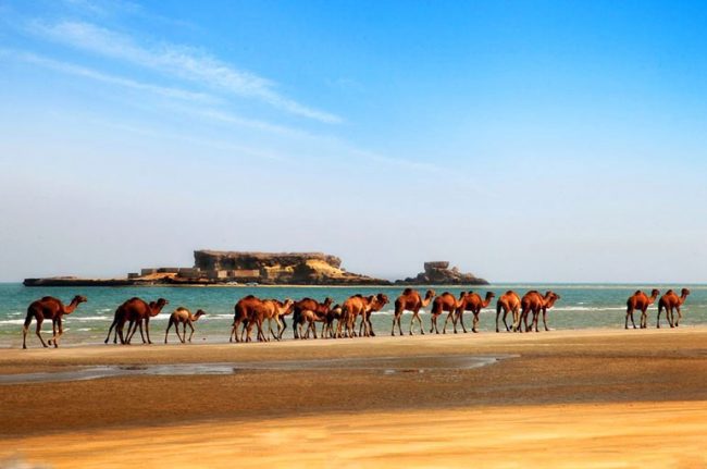 How far is it from Bandar Abbas to Qeshm?